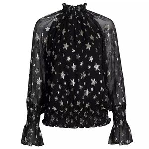 Ramy Brook Stassi star print blouse